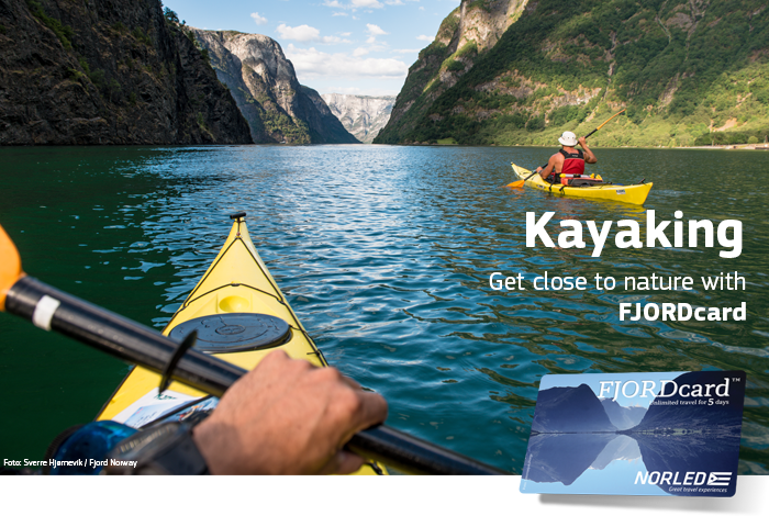 Kayaking with FJORDcard